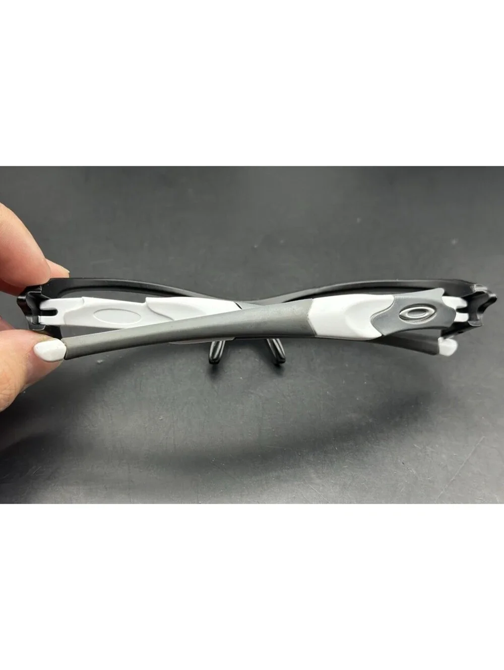 Oakley Flak Jacket Matte Black/Polished White Frame